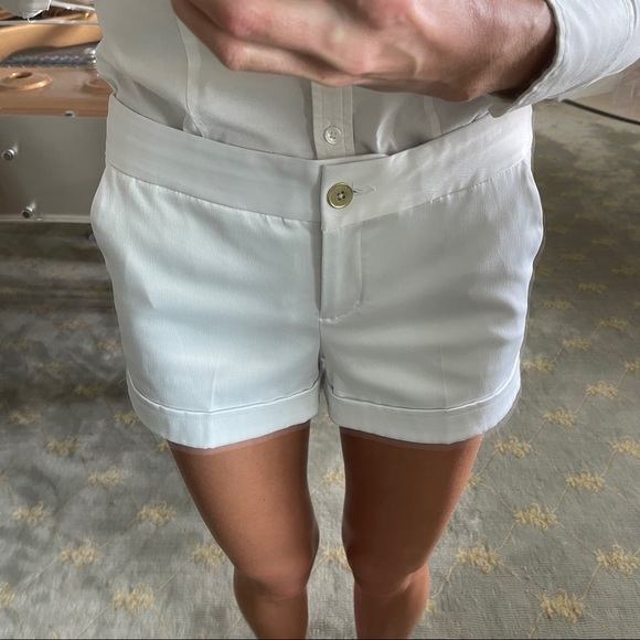 EXPRESS Sateen Shorts with Gold Hardware - Picture 2 of 12